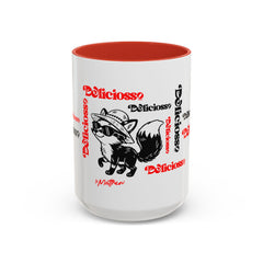Classic Mattu mug in red and black (11oz / 15oz) — Deliciosso by Matthew