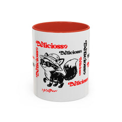 Classic Mattu mug in red and black (11oz / 15oz) — Deliciosso by Matthew