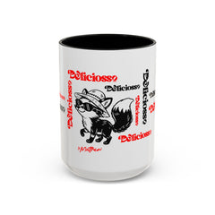 Classic Mattu mug in red and black (11oz / 15oz) — Deliciosso by Matthew