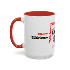 Classic Mattu mug in red and black (11oz / 15oz) — Deliciosso by Matthew