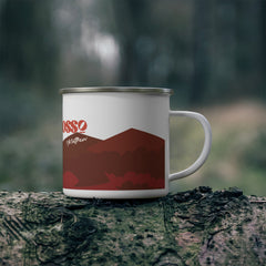 Taza de Peltre Blanca con Borde Plateado Elegante - Deliciosso by Matthew