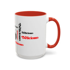 Classic Mattu mug in red and black (11oz / 15oz) — Deliciosso by Matthew