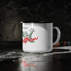 Safari enamel mug — by Matthew