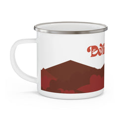 Taza de Peltre Blanca con Borde Plateado Elegante - Deliciosso by Matthew